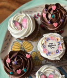 Rakhi box of 6 chocolate cupcakes
